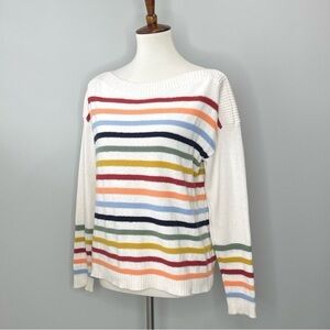 LOFT Multicolor Striped Women's Sweater